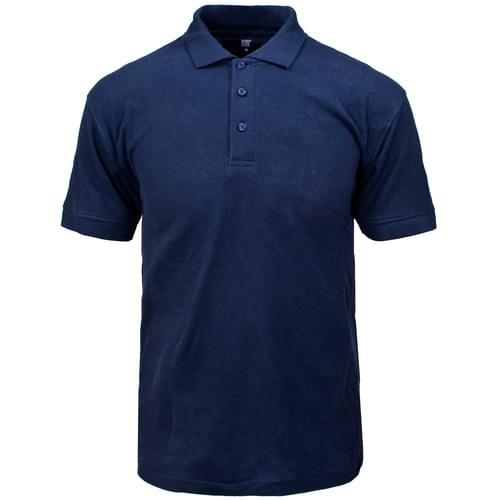 Classic - Polo Shirt Navy Blue - 200gsm Poly Cotton DT - Medium