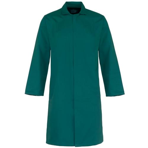 Food coat polycotton 245gsm with inside pocket - Kelly Green - Large