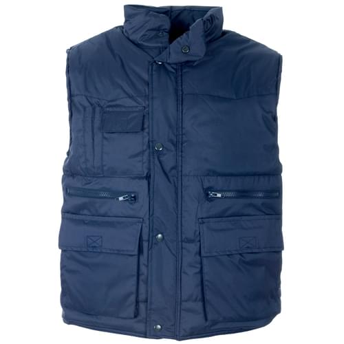 Multi pockets Body Warmer Navy blue L
