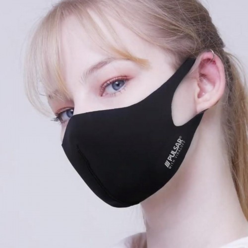 PULSAR® AIRGILL FACE MASKS WITH VIRALOFF TECHNOLOGY BLACK MEDIUM