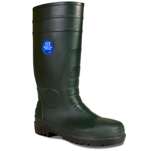 ST Muddy Plus Green - size 11 - S5 SRA steel toe + midsole