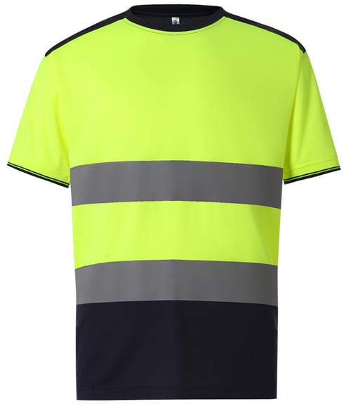 Yoko Two Tone T-Shirt Yellow/navy Size XXL