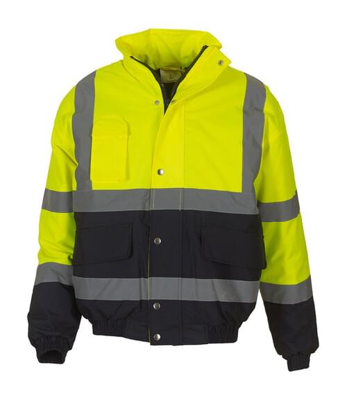 Yoko 2 Tone Bomber Jacket Yellow/navy Size XXL