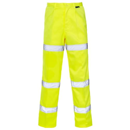 HV Yellow P C Trouser 3 Band Long - W50