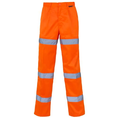 HV Orange P C Trouser 3 Band Long - W54