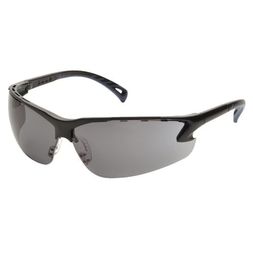 VENTURE 3 GREY LENS ANTI-FOG - VENTED BLACK FRAME **MTO**