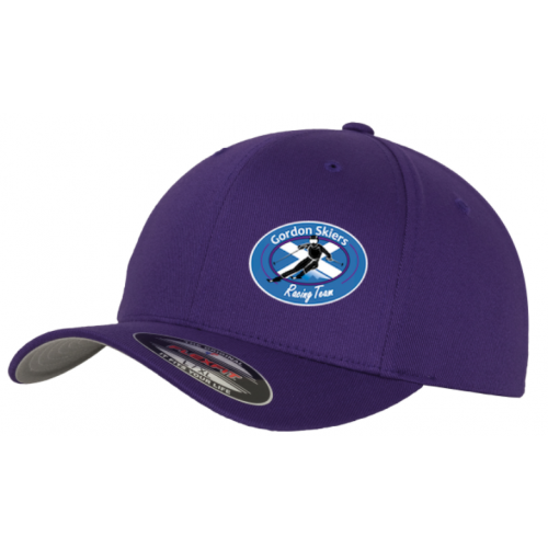 GSRC Adults Flexfit Wooly Combed Cap Purple L/XL