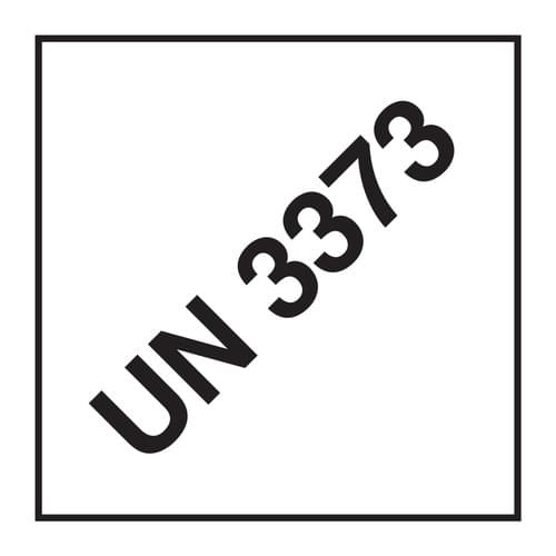 HSL UN3373 Label 100 x 100mm Pack 1000