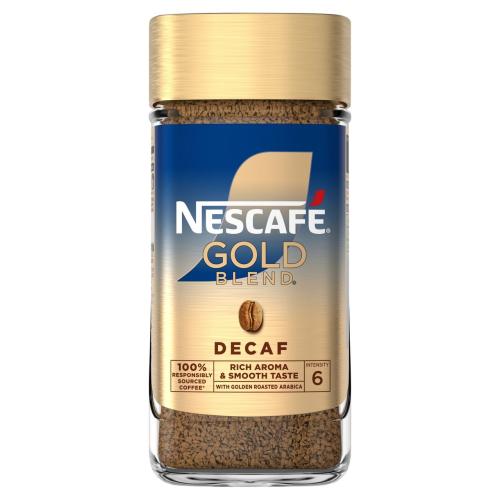 Nescafe Gold Blend Decaf Freeze Dried Instant Coffee 190g