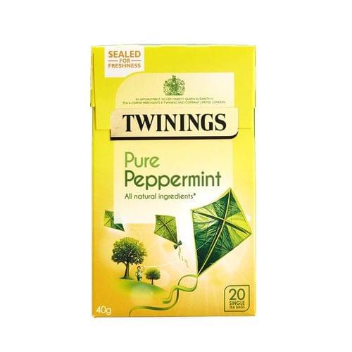 Twinings Pure Peppermint 80 Tea Bags (Pack of 4, total 320 Tea Bags)