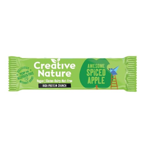 Creative Nature Spiced Apple High Protein Cold Pressed Snack Bar