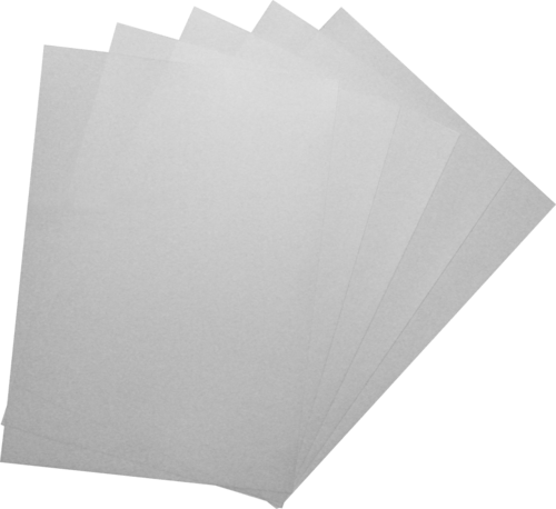 A4 White Binding Covers 250gsm -  Gloss White One Side Matt White One Side Pack Of 100