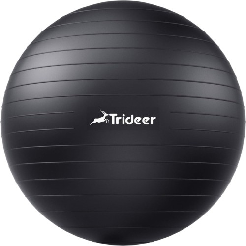 Trideer Exercise Ball Yoga Ball, 5 Sizes Pregnancy Ball for Maternity, Balance, Stability, Fitness, Anti-Burst Birthing
