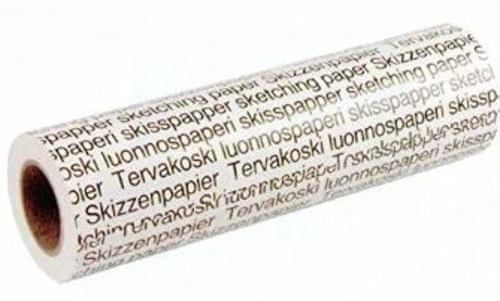 Roll of Tervakoski Sketch Paper. 30cm x 100m