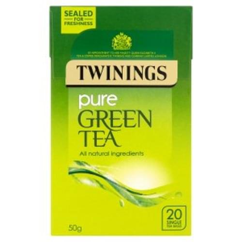 Twinings Pure Green Tea 80 Bags (packs of 4, total 320 Tea Bags)