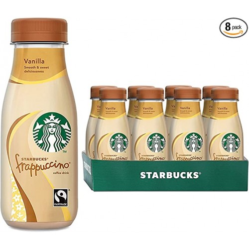Starbucks Vanilla Frappuccino 250 ml (Pack of 8)