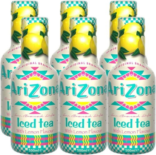 Arizona Lemon Tea, Pack of 6 x 500ml