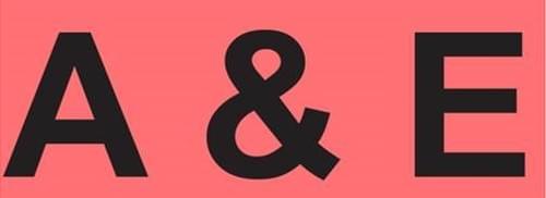 A&E labels (Black on red, 30 x 10mm) Pk 2000