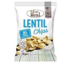 Eat Real Lentil Sea Salt Chips 24 x 25g