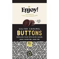 Enjoy - 96g Filled Buttons - Salted Caramel 6 x 96g