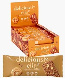 Deliciously Ella - Apple & Raisin Oat Bar, Gluten-Free, Vegan Friendly, Healthy Snack, 50g (16 bars)