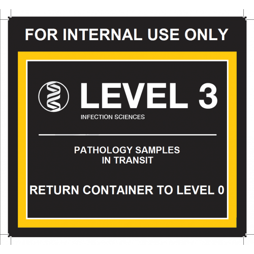 HSL Box Label Level 3 Yellow