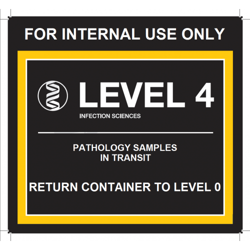 HSL Box Label Level 4 Yellow