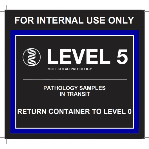HSL Box Label Level 5 Blue