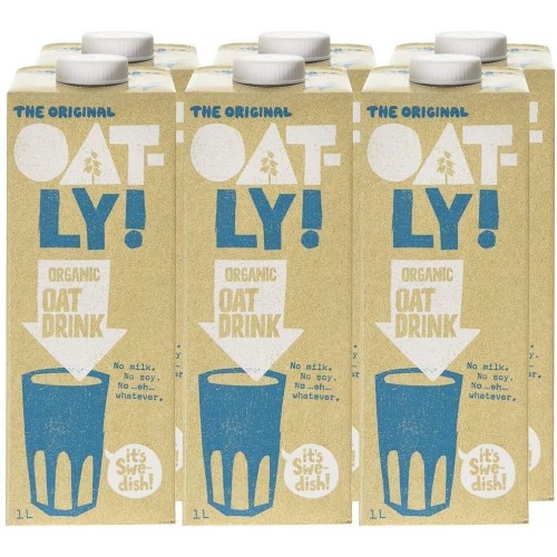 Oatly Oat Drink Organic 1 Litre (Pack of 6)