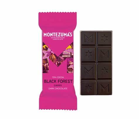 MONTEZUMA - BLACK FOREST - DARK CHOCOLATE WITH CHERRY - 26X25G