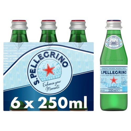 San Pellegrino Sparkling water 6x250ml