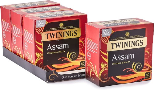 Twinings Assam Tea 320 Bags (Multipack of 4 x 80 Tea Bags)
