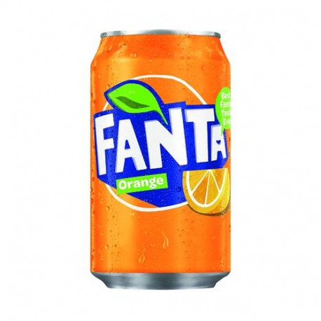 Fanta Orange cans Soft Drinks 330ml x 24
