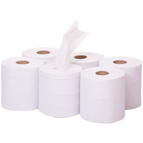 White Centre feed Roll 2ply 150m