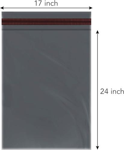 25 x Strong Large Grey Mailing Postal Postage Bags 17 x 24" Packaging Mailers [432mm x 610mm]
