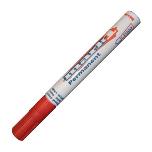 Mark1 3000 Permanent Marker Chisel Tipped Red Bx10