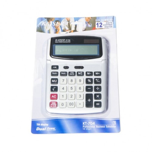 Kaiser 704 12 Digit Semi Desk Calc