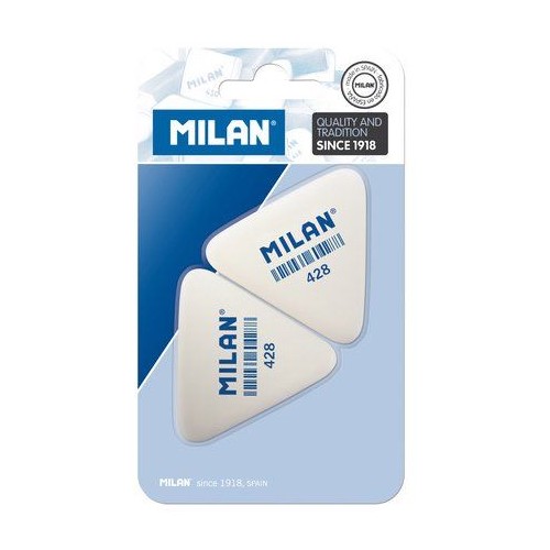 Milan Triangular Eraser card 2 Bx25