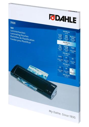 Dahle A3 Laminating Pouches 160m Bx100