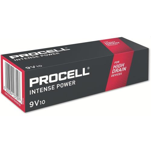 Duracell Procell Intense Battery 9v Alkaline Bx10