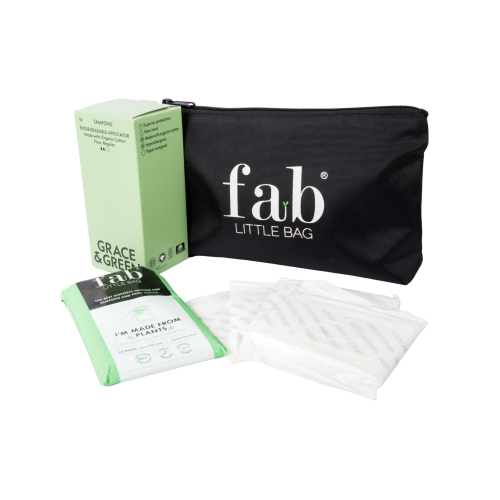 Fab Coach's Kit Bag with Tampons and Pads Organic version