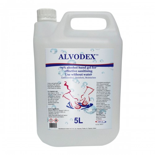 Alvodex Hand Sanitizer Gel 70% 5 Litre