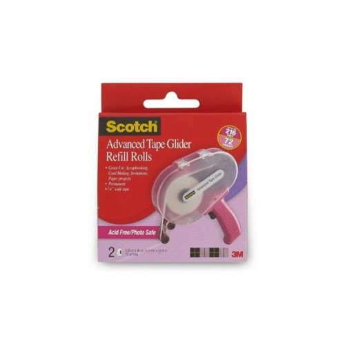 3M Advanced Glider DS Tape 6.3mm x 32.9m Bx2