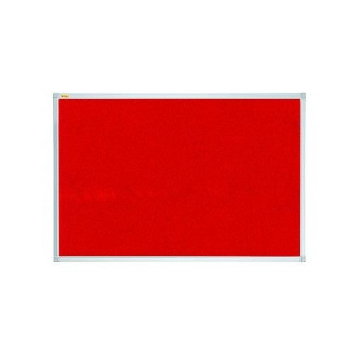 Felt Pinboard Xtra 180x120cm red