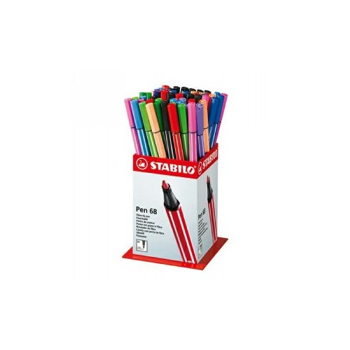 Stabilo 68 Fibre-Tip Pen Disp 60pcs