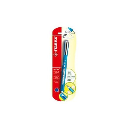 Worker Color Rball 0.5mm Bu Card