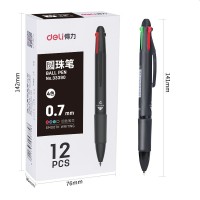 Deli 4 Colour Ballpen 0.7mm Bx12
