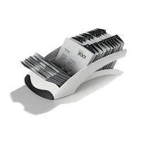 Visifix Desk Business Card Holder Silver