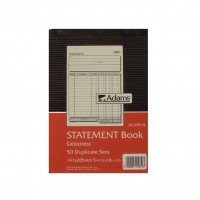 Adams Statement Book Dup NCR 50 Sets Pk5