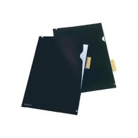 Rexel Optima Open Top and Side Folder Black Pack of 5